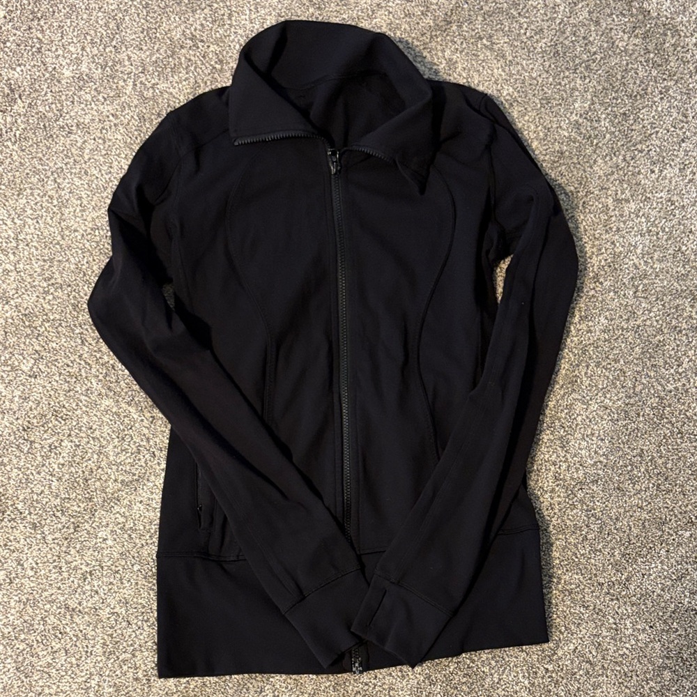 lululemon athletica Black Zip-Up Jacket